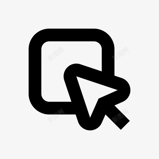 单击箭头单击光标单击svg_新图网 https://ixintu.com 单击 箭头 光标 动画