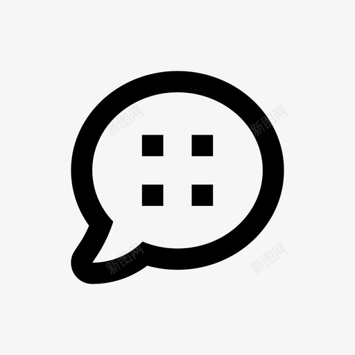语音识别语音气泡行人工智能64pxsvg_新图网 https://ixintu.com 语音 识别 气泡 人工智能