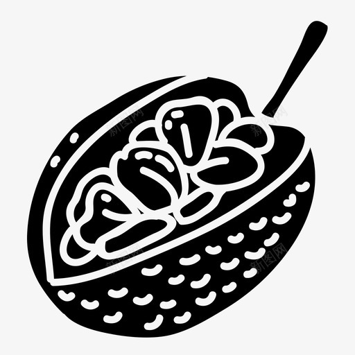 菠萝蜜水果有机svg_新图网 https://ixintu.com 水果 菠萝蜜 有机 素食 固体