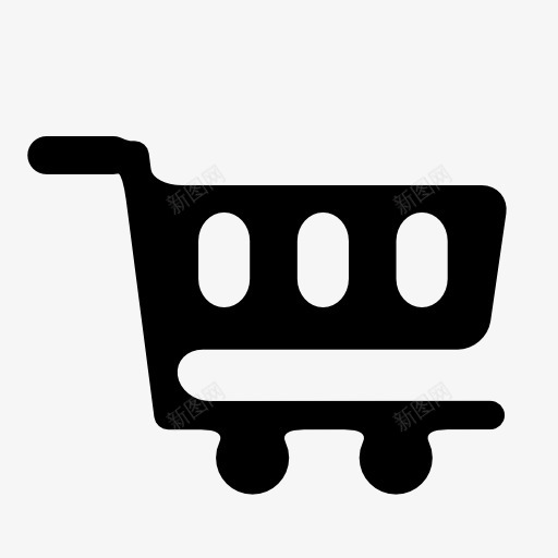 超市UI剪影图标png免抠素材_新图网 https://ixintu.com 超市 剪影 图标