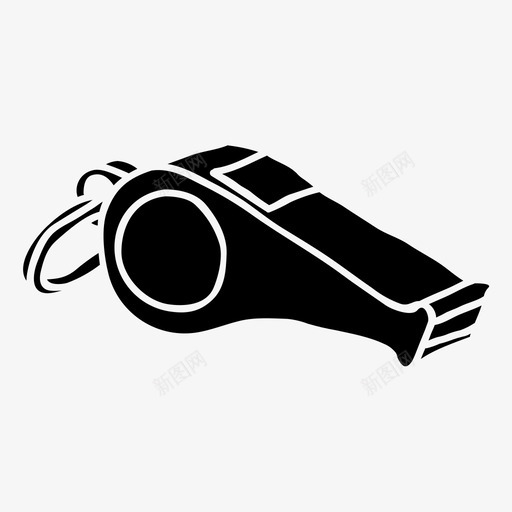 哨子裁判运动svg_新图网 https://ixintu.com 裁判 哨子 运动 棒球