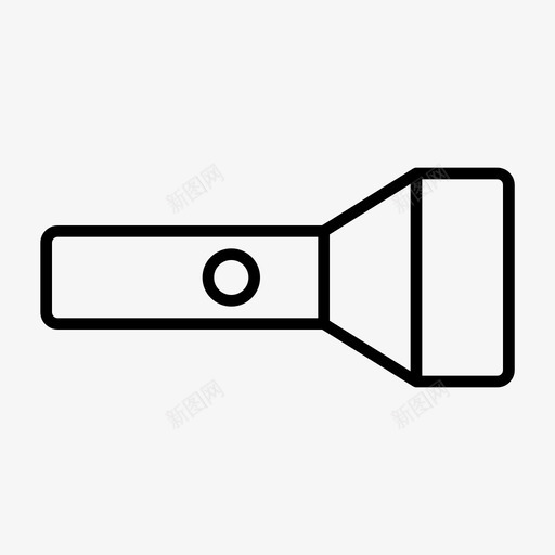 手电筒照明灯户外娱乐图标svg_新图网 https://ixintu.com 手电筒 照明灯 户外 娱乐 图标