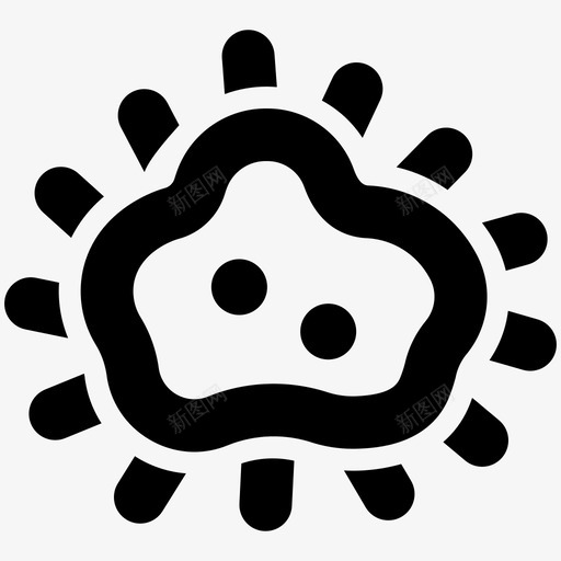 细菌病毒微生物svg_新图网 https://ixintu.com 细菌 病毒 微生物