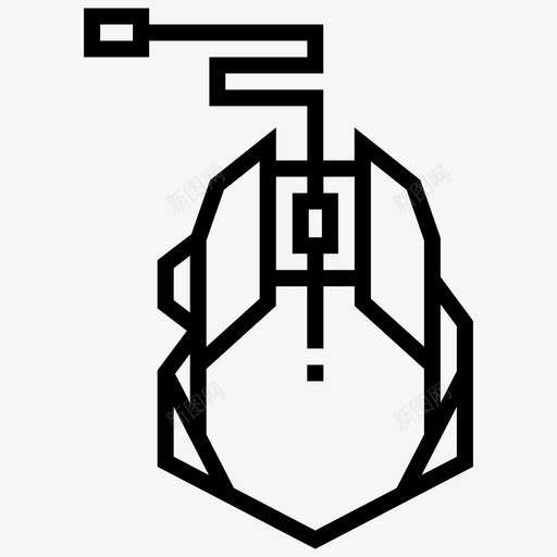 游戏鼠标电脑设备svg_新图网 https://ixintu.com 游戏 鼠标 设备 电脑 电子技术