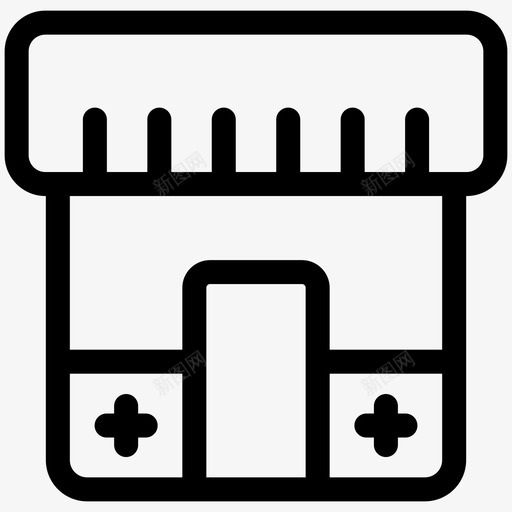 药房商店医疗保健svg_新图网 https://ixintu.com 商店 药房 医疗保健