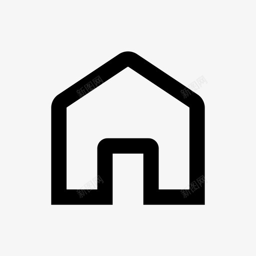 房屋建筑住宅出租svg_新图网 https://ixintu.com 房屋建筑 出租 住宅 公寓 房地产
