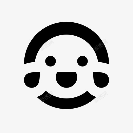 哈哈快乐大笑svg_新图网 https://ixintu.com 大笑 表情 哈哈 快乐 笑脸