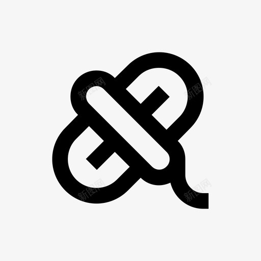 绳索攀爬绳系绳svg_新图网 https://ixintu.com 绳索 攀爬 爬绳 系绳 露营