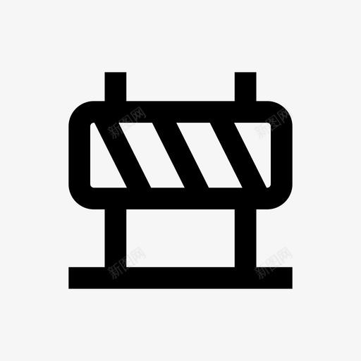 在建路障封闭道路svg_新图网 https://ixintu.com 在建 路障 道路 施工 封闭 标志 线路