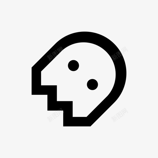 鬼魂万圣节线文化宗教64pxsvg_新图网 https://ixintu.com 鬼魂 万圣节 文化 宗教