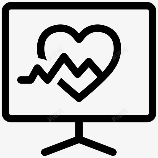 心电图脉搏心率svg_新图网 https://ixintu.com 心电图 脉搏 心率 医疗 护理