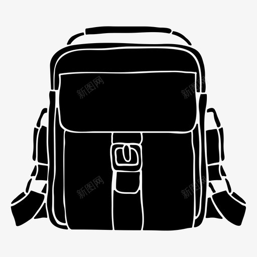 包迷你包双肩包svg_新图网 https://ixintu.com 包迷你 迷你 双肩包 实心 心包