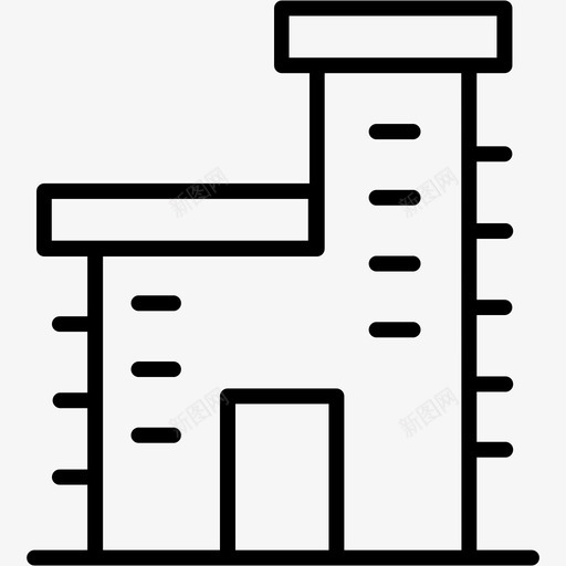 工厂建筑商业svg_新图网 https://ixintu.com 工厂 建筑 建筑商 商业 工业 制造商