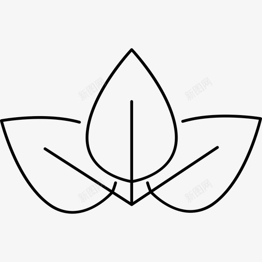 春天花叶svg_新图网 https://ixintu.com 春天 花花