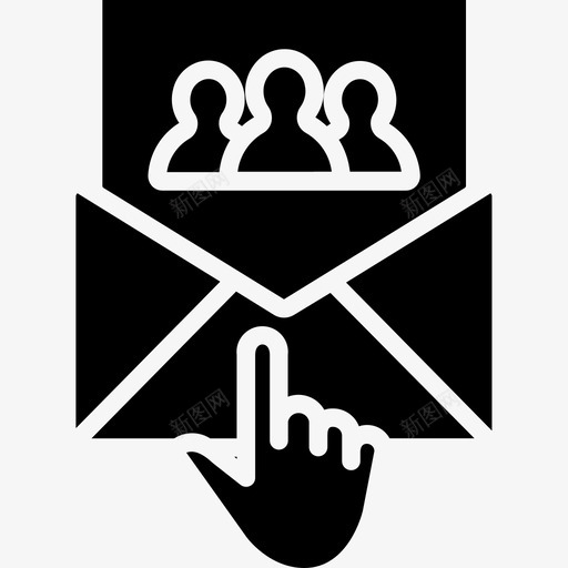 电子邮件数字邮件在线通信svg_新图网 https://ixintu.com 电子邮件 邮件 在线 数字 通信 人力资源
