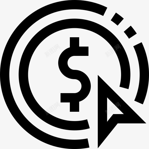 按点击付费业务财务svg_新图网 https://ixintu.com 点击 付费 业务 财务 收入 资金