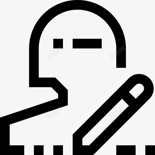 用户女性编辑笔职业作家svg_新图网 https://ixintu.com 用户 女性 编辑 职业 作家