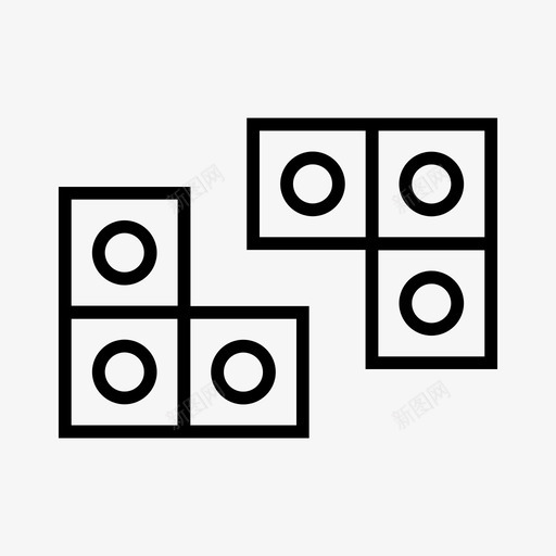 乐高积木方块svg_新图网 https://ixintu.com 乐高 积木 方块