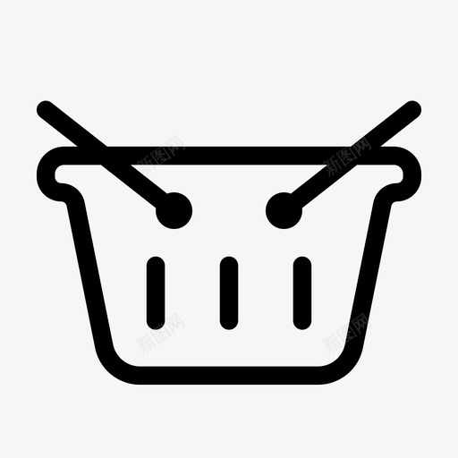 购物篮电子商务网上商店svg_新图网 https://ixintu.com 购物篮 电子商务 网上商店 购物者