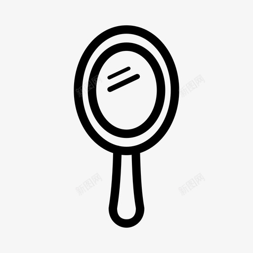 镜子美容时尚svg_新图网 https://ixintu.com 镜子 美容 时尚 玻璃 玻璃化 化妆品 图标 医疗器械