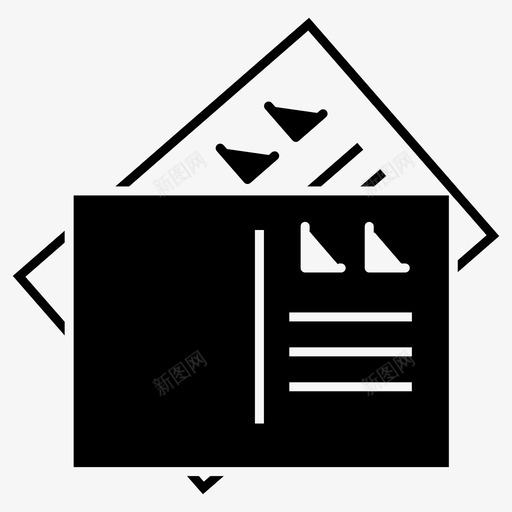 明信片邮件邮资svg_新图网 https://ixintu.com 邮件 明信片 邮资 邮票 邮政服务