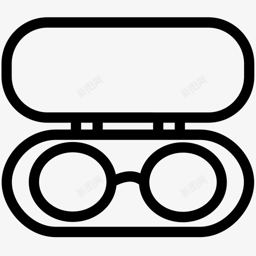 眼镜盒镜框太阳镜svg_新图网 https://ixintu.com 眼镜盒 镜框 太阳镜 眼睛 健康