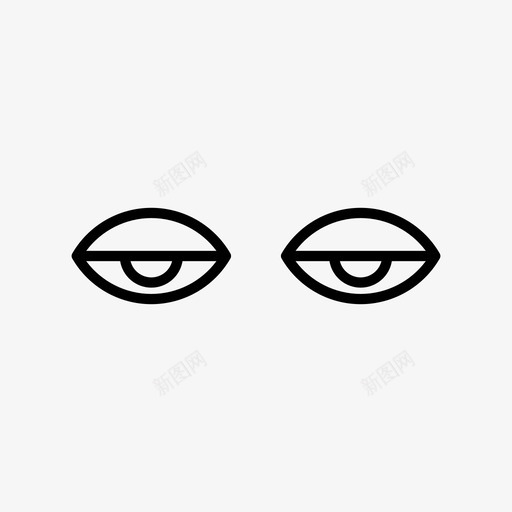 睡眼休息困倦svg_新图网 https://ixintu.com 累瘫 休息 困倦 晕眩 疲倦 睡眼