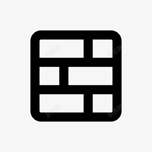 墙线花园外部64pxsvg_新图网 https://ixintu.com 墙墙 花园 外部