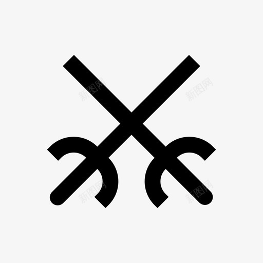 击剑击剑比赛线路运动64pxsvg_新图网 https://ixintu.com 击剑 比赛 线路 运动
