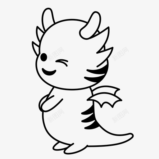 眨眼快乐爱svg_新图网 https://ixintu.com 眨眼 快乐 微笑 贴纸 拍摄 老虎