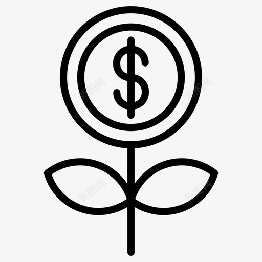 投资商业美元svg_新图网 https://ixintu.com 投资 投资商 商业 美元 增长 货币 工厂 银行