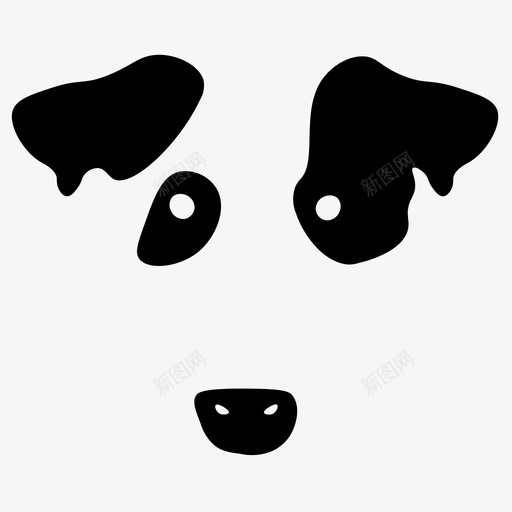牛梗脸牛梗狗svg_新图网 https://ixintu.com 牛梗 脸牛 梗脸 朋友 宠物狗