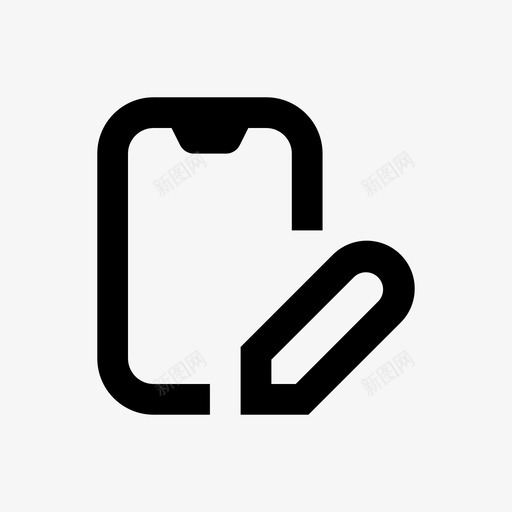 移动编辑智能手机智能手机64pxsvg_新图网 https://ixintu.com 移动 编辑 智能 手机