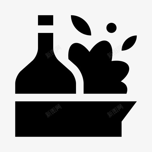 沙拉酒精瓶子svg_新图网 https://ixintu.com 沙拉 酒精 瓶子 香槟 葡萄酒 酒杯 餐厅 固体