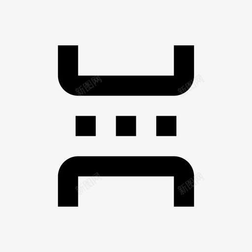 分页符插入分页符pixa文本编辑64pxsvg_新图网 https://ixintu.com 页符 插入 文本 编辑