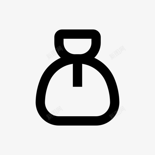 垃圾袋行回家64pxsvg_新图网 https://ixintu.com 垃圾袋 回家
