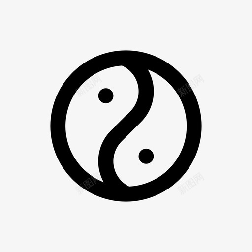 阴阳行文化宗教64pxsvg_新图网 https://ixintu.com 阴阳 行文 文化 宗教