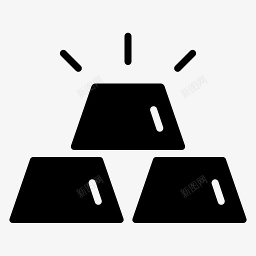 黄金金条价值svg_新图网 https://ixintu.com 金条 黄金 价值 财富 银行