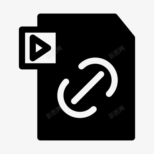 视频链接数据文档svg_新图网 https://ixintu.com 视频 链接 数据 文档 文件 管理文件 管理