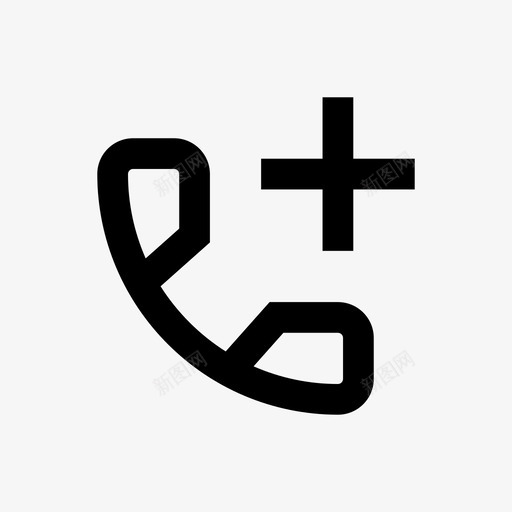 添加电话添加电话号码电话号码svg_新图网 https://ixintu.com 添加 电话 电话号码 线路