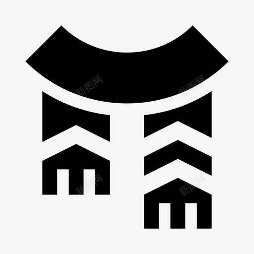 围巾配饰保暖svg_新图网 https://ixintu.com 围巾 配饰 保暖 耐磨 冬季 圣诞节 纯色