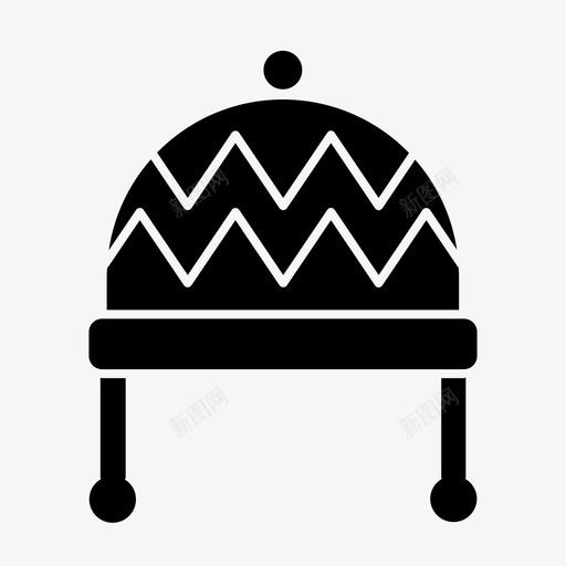 圣诞帽圣诞球圣诞老人svg_新图网 https://ixintu.com 圣诞 圣诞老人 实心 风格