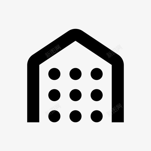 住房保障家庭家庭保障svg_新图网 https://ixintu.com 保障 住房 家庭 制度