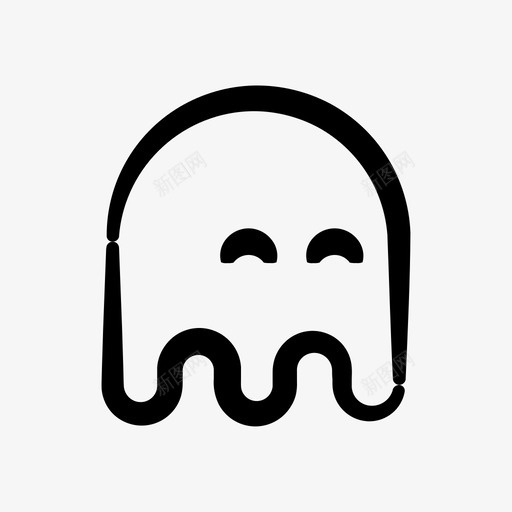 鬼魂可爱的鬼魂小巧玲珑svg_新图网 https://ixintu.com 鬼魂 可爱 爱的 小巧玲珑