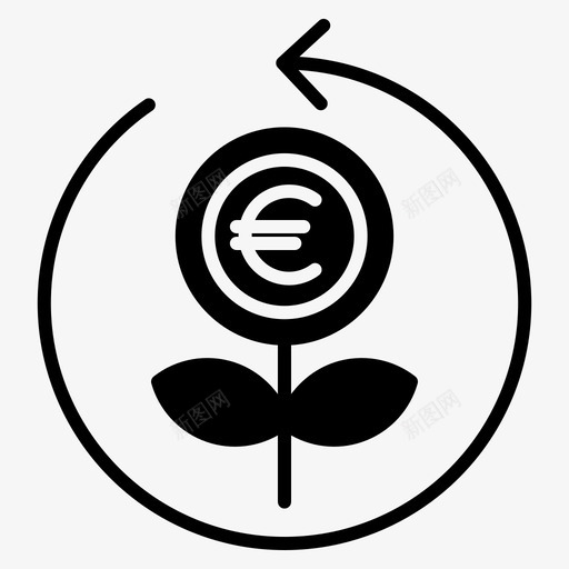 投资回报欧元共同基金svg_新图网 https://ixintu.com 回报 投资 欧元 共同 基金 利润 银行