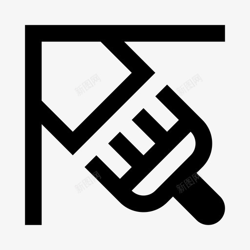 刷子胶水油漆svg_新图网 https://ixintu.com 刷子 胶水 油漆 修理 修理工 工具 墙壁