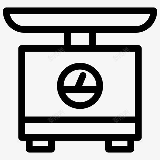 称重机厨房秤svg_新图网 https://ixintu.com 重机 厨房