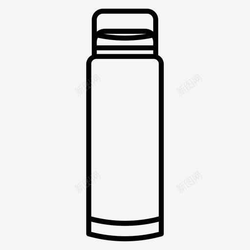 水瓶饮料水合物svg_新图网 https://ixintu.com 水瓶 饮料 水合物 重复 使用 交叉 拟合 图标