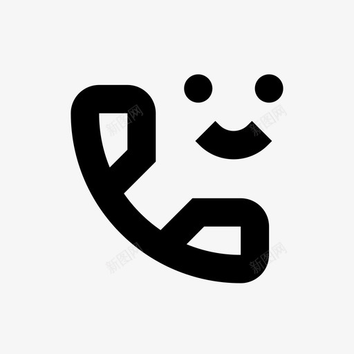 开心电话pixa电话64pxsvg_新图网 https://ixintu.com 电话 开心