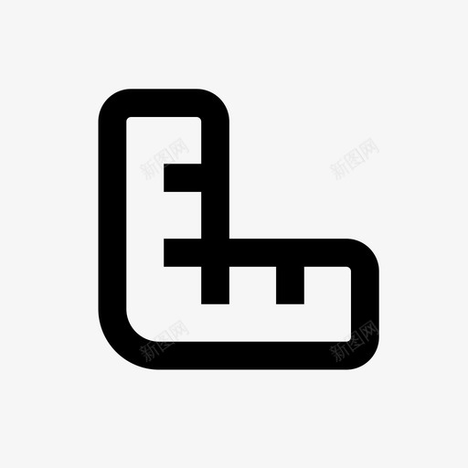 直尺l方尺量尺svg_新图网 https://ixintu.com 方尺 直尺 量尺 尺线 结构